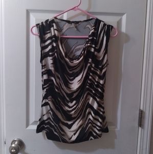Jeanie & Marlis Zebra Striped Blouse